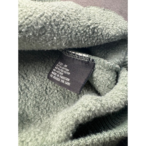 Blue Bay San Diego California Graphic Hoodie Sweatshirt Medium Green Pullover - Picture 7 of 9